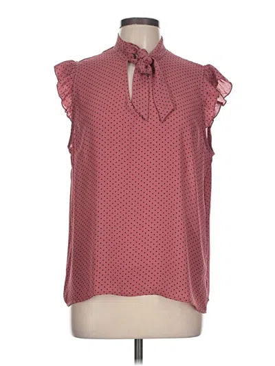 Pre-owned Tamara H. Sleeveless Blouse In Pink