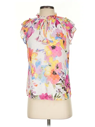 Pre-owned Tamara H. Sleeveless Blouse In Pink