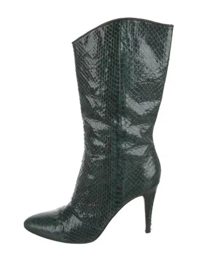 Pre-owned Tamara Mellon Boots In Green