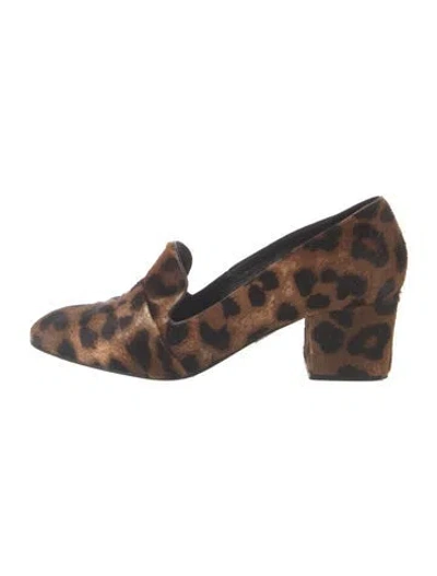 Pre-owned Tamara Mellon Fur Pumps In Multi