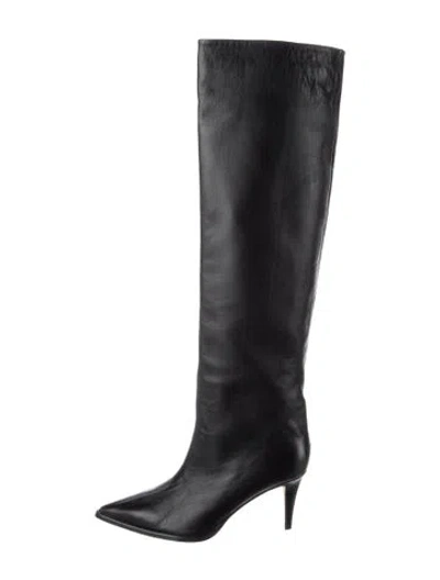 Pre-owned Tamara Mellon Leather Boots In Black