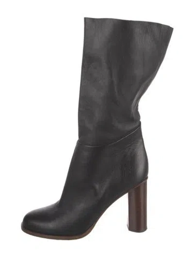 Pre-owned Tamara Mellon Leather Boots In Black