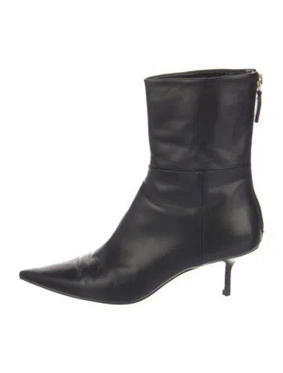 Pre-owned Tamara Mellon Leather Boots In Black