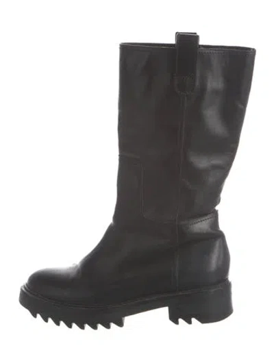 Pre-owned Tamara Mellon Leather Boots In Black