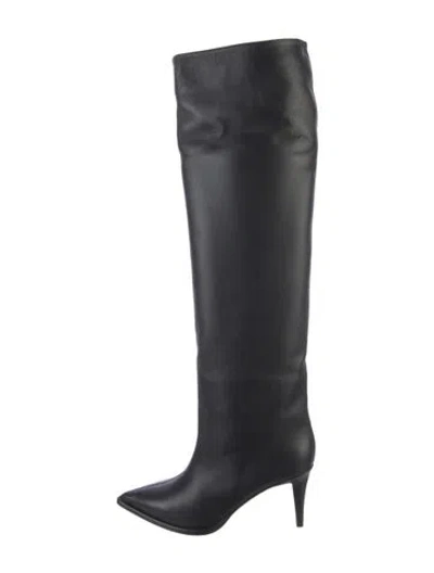 Pre-owned Tamara Mellon Leather Boots In Black