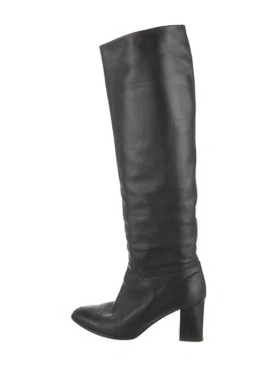 Pre-owned Tamara Mellon Leather Boots In Black