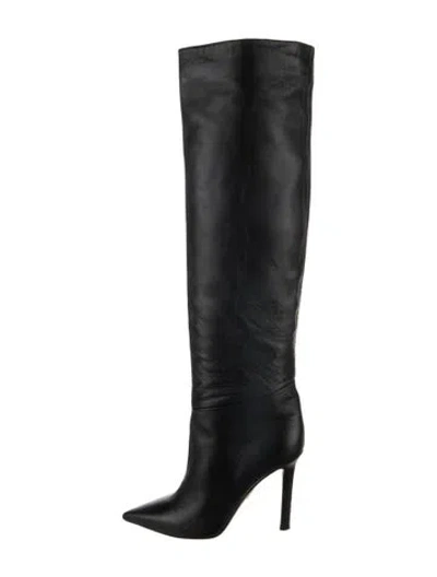 Pre-owned Tamara Mellon Leather Boots In Black