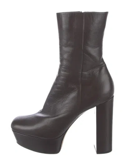 Pre-owned Tamara Mellon Leather Boots In Brown