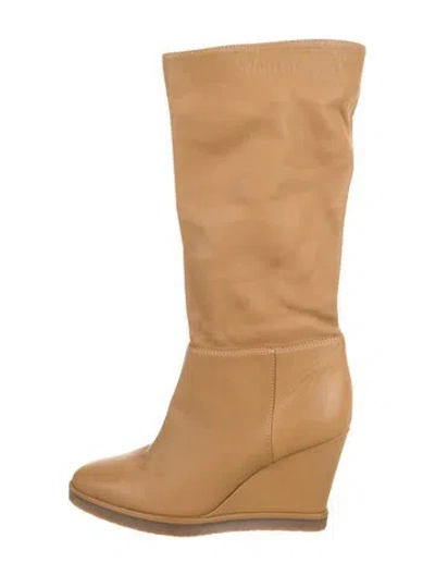 Pre-owned Tamara Mellon Leather Boots In Brown