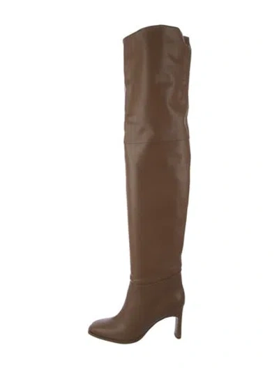 Pre-owned Tamara Mellon Leather Boots In Brown