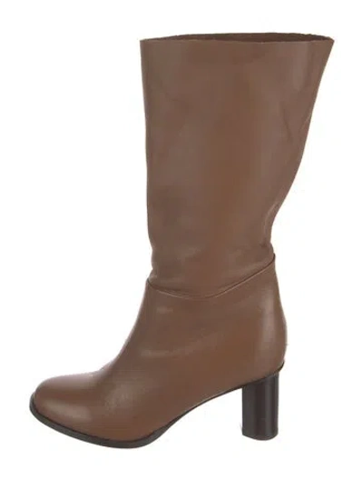 Pre-owned Tamara Mellon Leather Boots In Brown
