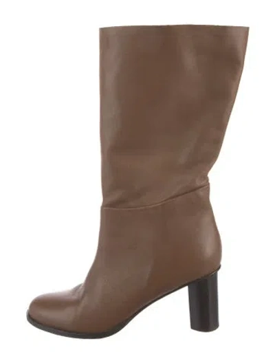 Pre-owned Tamara Mellon Leather Boots In Brown