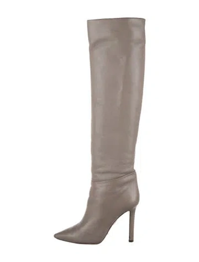 Pre-owned Tamara Mellon Leather Boots In Grey