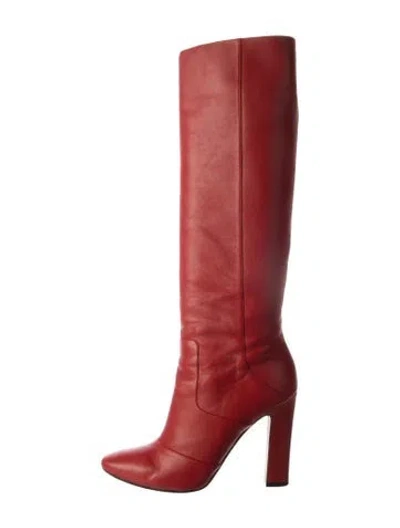 Pre-owned Tamara Mellon Leather Boots In Red