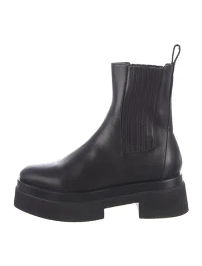 Pre-owned Tamara Mellon Leather Chelsea Boots In Black