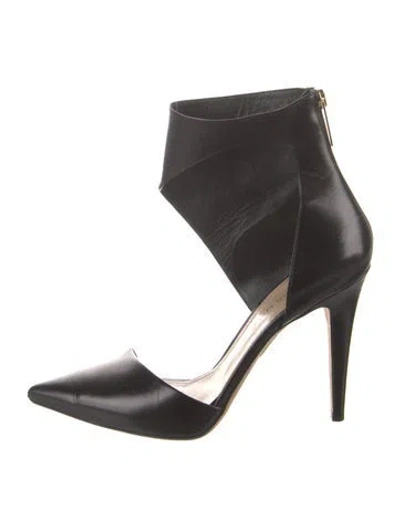 Pre-owned Tamara Mellon Leather D'orsay Pumps In Black
