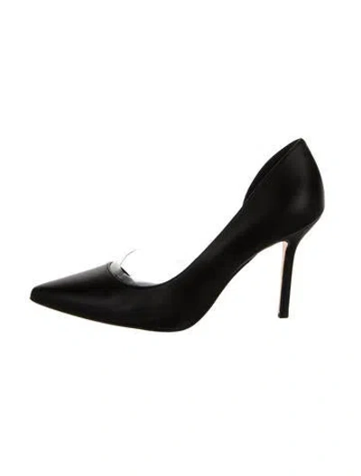Pre-owned Tamara Mellon Leather D'orsay Pumps In Black
