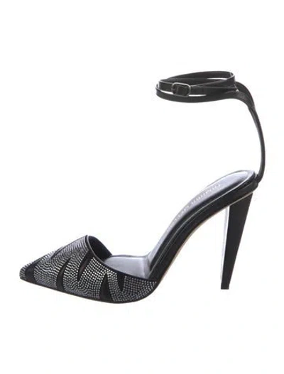 Pre-owned Tamara Mellon Leather D'orsay Pumps In Black