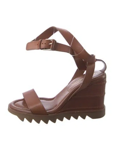 Pre-owned Tamara Mellon Leather D'orsay Pumps In Brown