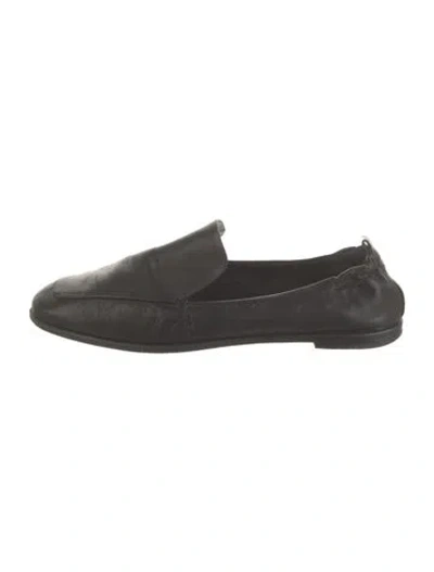 Pre-owned Tamara Mellon Leather Loafers In Black