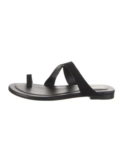 Pre-owned Tamara Mellon Leather Mules In Black