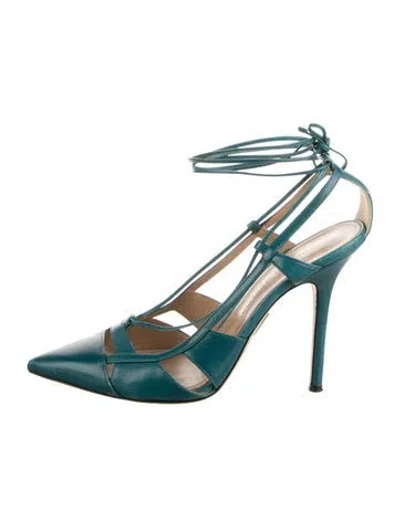 Pre-owned Tamara Mellon Leather Pumps In Blue