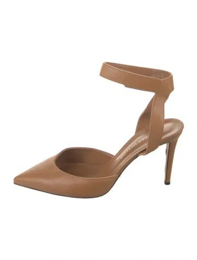Pre-owned Tamara Mellon Leather Pumps In Brown