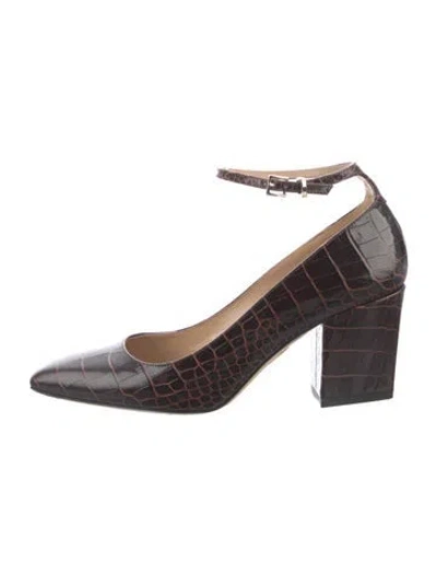 Pre-owned Tamara Mellon Leather Pumps In Brown