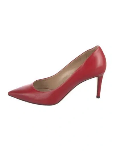 Pre-owned Tamara Mellon Leather Pumps In Red