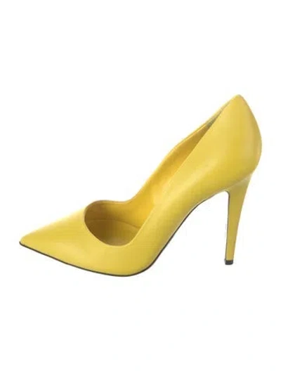 Pre-owned Tamara Mellon Leather Pumps In Yellow