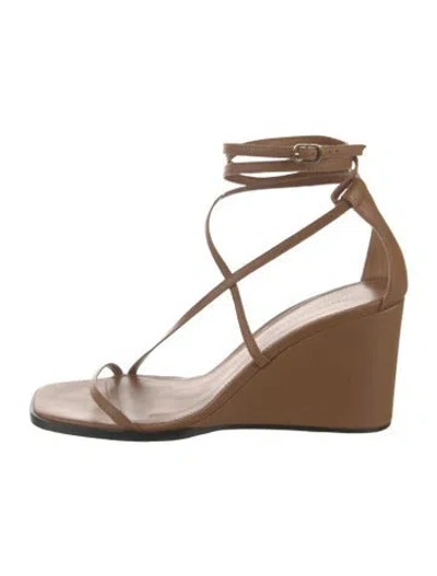 Pre-owned Tamara Mellon Leather Sandals In Brown