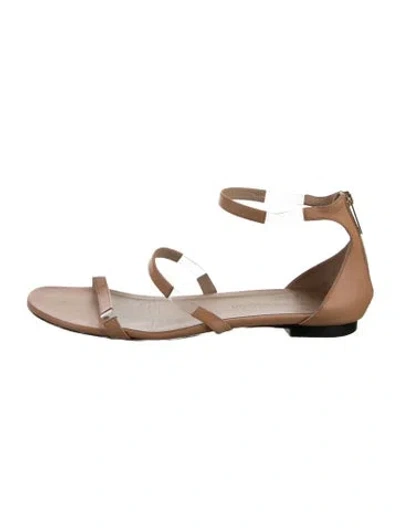 Pre-owned Tamara Mellon Leather Sandals In Brown