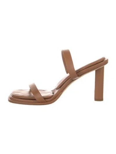 Pre-owned Tamara Mellon Leather Sandals In Brown