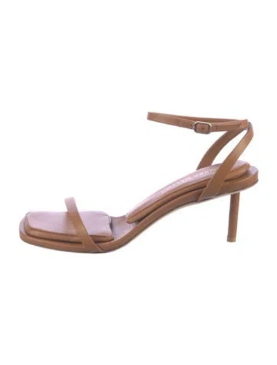 Pre-owned Tamara Mellon Leather Sandals In Brown