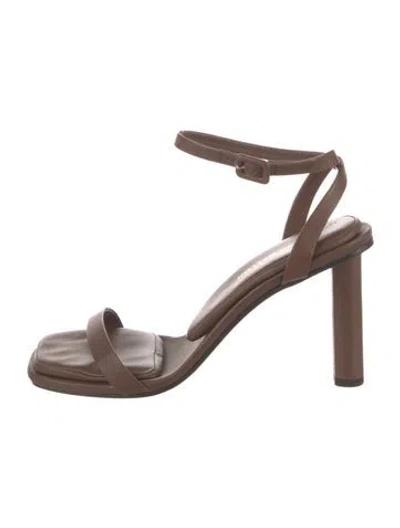 Pre-owned Tamara Mellon Leather Sandals In Brown