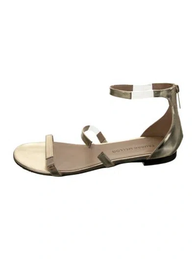 Pre-owned Tamara Mellon Leather Sandals In Clear