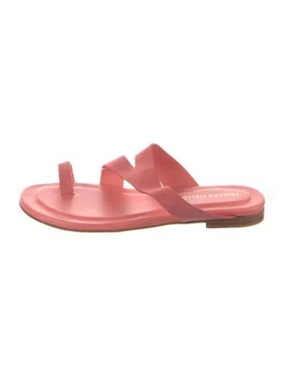 Pre-owned Tamara Mellon Leather Sandals In Pink