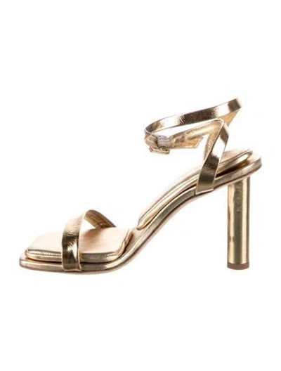Pre-owned Tamara Mellon Leather Slingback Sandals