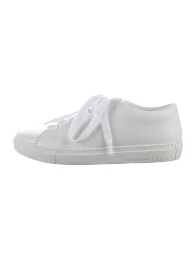 Pre-owned Tamara Mellon Leather Sneakers In White