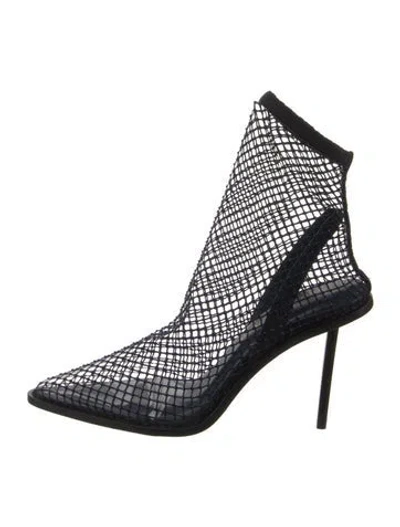 Pre-owned Tamara Mellon Mesh Crystal Embellishments Pumps In Blue