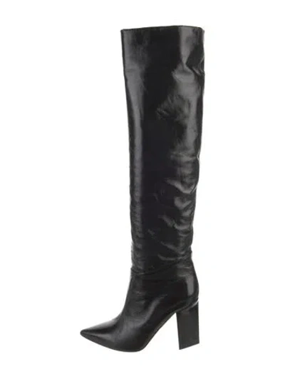 Pre-owned Tamara Mellon Patent Leather Boots In Black