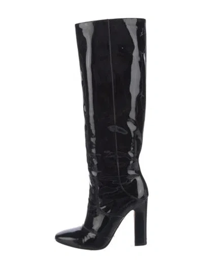Pre-owned Tamara Mellon Patent Leather Boots In Black