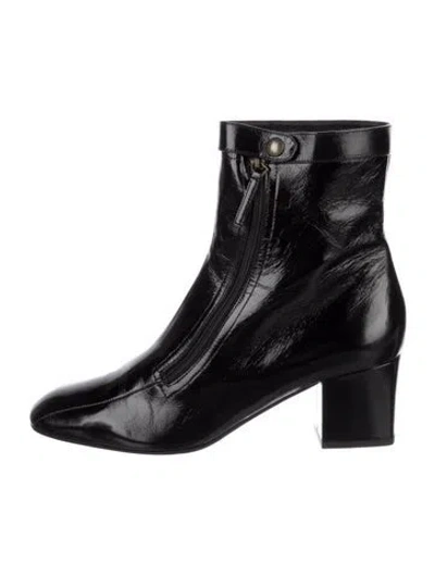 Pre-owned Tamara Mellon Patent Leather Boots In Black