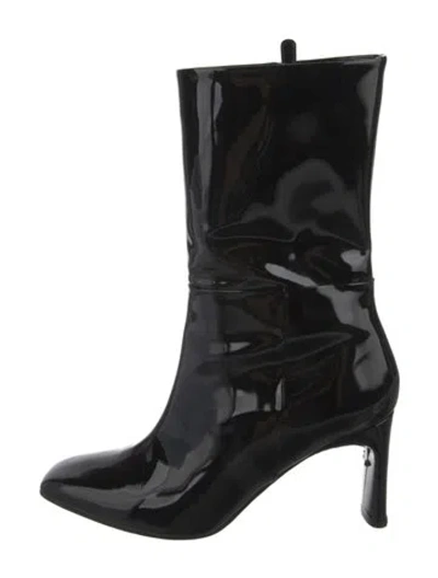 Pre-owned Tamara Mellon Patent Leather Boots In Black