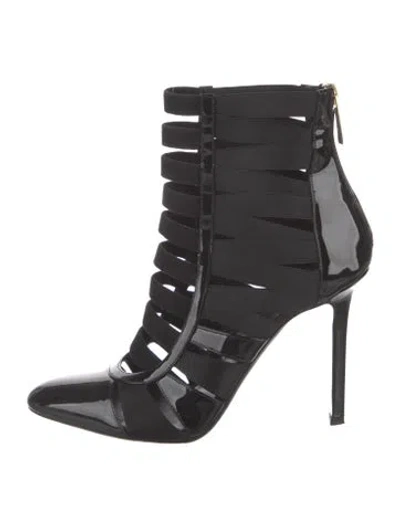 Pre-owned Tamara Mellon Patent Leather Boots In Black