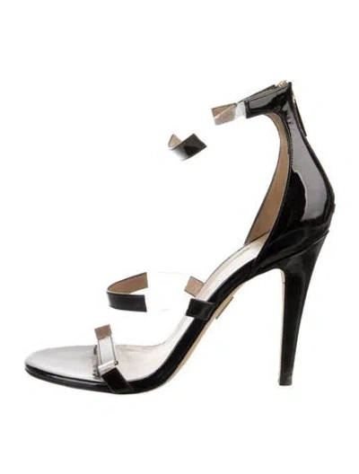 Pre-owned Tamara Mellon Patent Leather D'orsay Pumps In Black