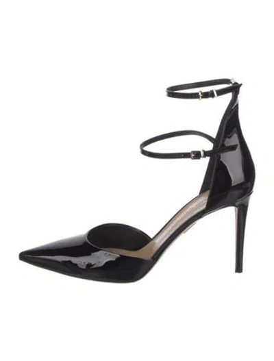 Pre-owned Tamara Mellon Patent Leather D'orsay Pumps In Black