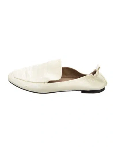 Pre-owned Tamara Mellon Patent Leather Flats In Neutral
