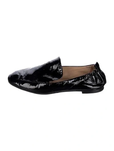 Pre-owned Tamara Mellon Patent Leather Loafers In Black