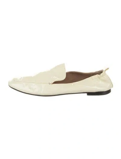 Pre-owned Tamara Mellon Patent Leather Loafers In Green